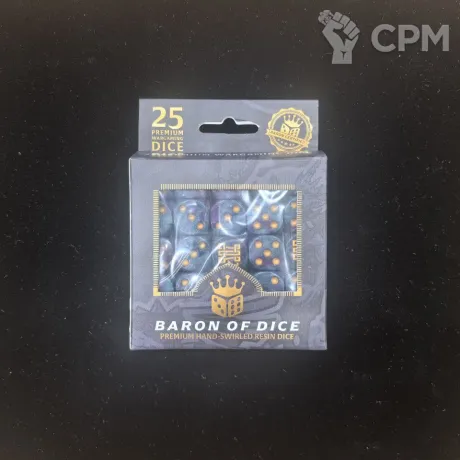 Описание картинки Набор кубов Baron Of Dice Clan McFlaggon Dice - Infinity (Round Corner, x25 Dice) от Akella по цене 5 500руб | Свободный Рынок Миниатюр - СРМ