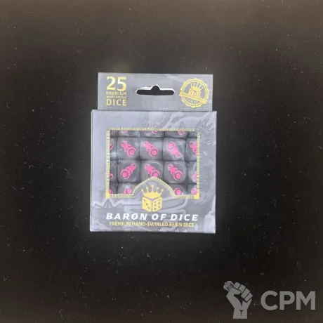 Описание картинки Набор кубов Baron Of Dice Thrill Seekers (Round Corner, x25 Dice) от Akella по цене 5 500руб | Свободный Рынок Миниатюр - СРМ