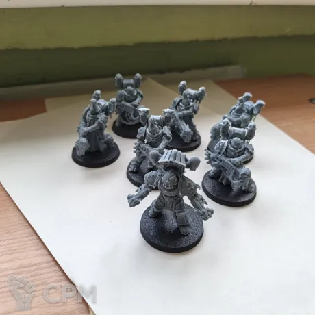 Описание картинки Noise marines + lord kakaphonist от Imperial_Hydra по цене 1 300руб | Свободный Рынок Миниатюр - СРМ