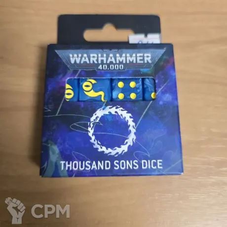 Описание картинки Thousand sons Dice Set от iskander260886 по цене 3 800руб | Свободный Рынок Миниатюр - СРМ