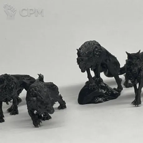 Описание картинки 5 Волков от Подземный человек по цене 300руб | Свободный Рынок Миниатюр - СРМ