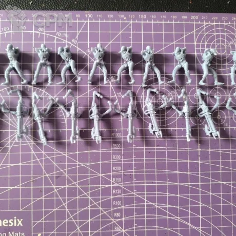 Описание картинки Necron warriors 10 штук - пачка 3 от Taptus по цене 100руб | Свободный Рынок Миниатюр - СРМ