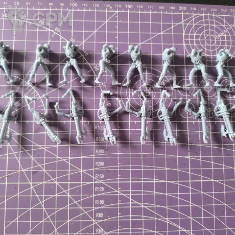 Описание картинки Necron warriors 10 штук - пачка 5 от Taptus по цене 100руб | Свободный Рынок Миниатюр - СРМ