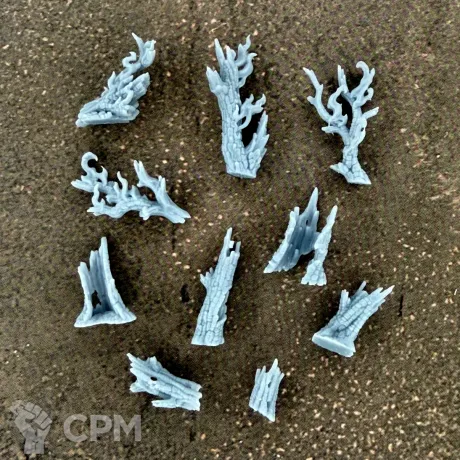 Описание картинки Горящая древесина от Octopus Workshop  по цене 250руб | Свободный Рынок Миниатюр - СРМ