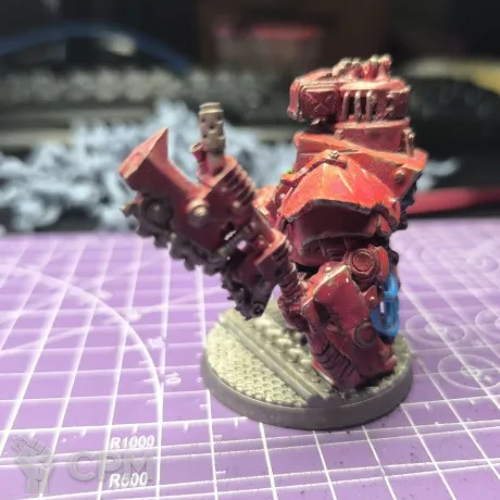 Описание картинки Warboss in Mega Armour ГРОТ от Taptus по цене 100руб | Свободный Рынок Миниатюр - СРМ