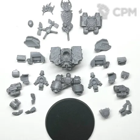 Описание картинки Bray'arth Ashmantle salamanders dreadnought литье от Aeсius по цене 100руб | Свободный Рынок Миниатюр - СРМ