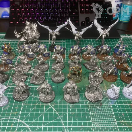 Описание картинки Армия Stormcast Eternals от Nazzgrond по цене 11 000руб | Свободный Рынок Миниатюр - СРМ