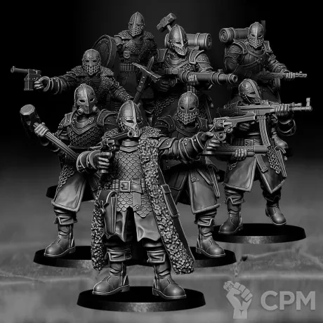 Описание картинки Children of Yggdrasil - Raiders от Подземный человек по цене 850руб | Свободный Рынок Миниатюр - СРМ
