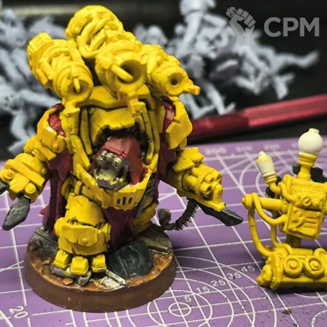 Описание картинки Big Mek in Mega Armour на магните от Taptus по цене 100руб | Свободный Рынок Миниатюр - СРМ