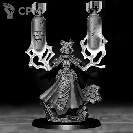 Описание картинки Cadaver Corps Phosphor Witch 3 от Подземный человек по цене 350руб | Свободный Рынок Миниатюр - СРМ