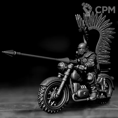 Описание картинки Winged Biker от Подземный человек по цене 250руб | Свободный Рынок Миниатюр - СРМ