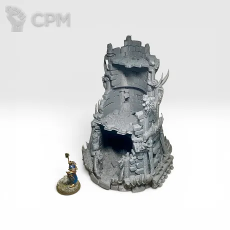Описание картинки Руины орчьего форта от 3D Wargaming по цене 2 500руб | Свободный Рынок Миниатюр - СРМ