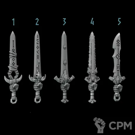 Описание картинки Swords от Fisher print по цене 24руб | Свободный Рынок Миниатюр - СРМ