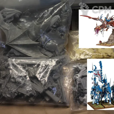 Описание картинки Небольшая армия высоких эльфов. High Elf Dragon,Dragon Princes of Caledor от мезеров александр по цене 4 500руб | Свободный Рынок Миниатюр - СРМ