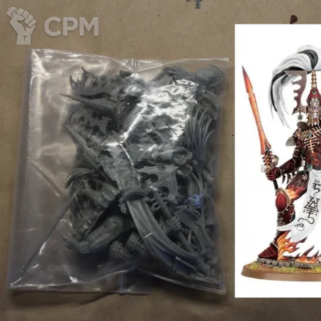 Описание картинки Avatar of Khaine / Аватар Кхейна от мезеров александр по цене 1 500руб | Свободный Рынок Миниатюр - СРМ