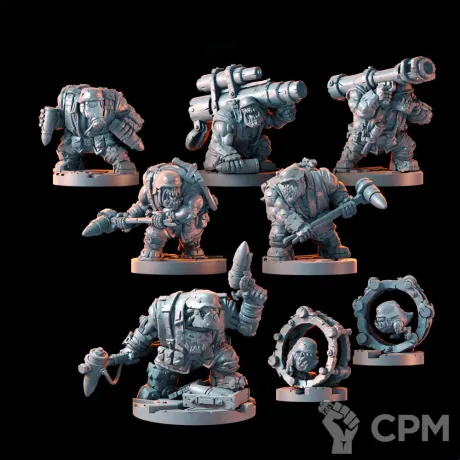 Описание картинки Набор миниатюр Орки "Breaka Boyz", Kill Team Wrecka Krew от Brother Ork по цене 2 720руб | Свободный Рынок Миниатюр - СРМ