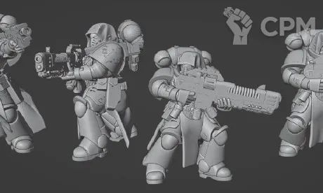 Описание картинки Hellblasters dark angels от Dmitry Sero по цене 850руб | Свободный Рынок Миниатюр - СРМ