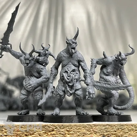 Описание картинки Plaguebearers от 3Д-Печка по цене 1 000руб | Свободный Рынок Миниатюр - СРМ