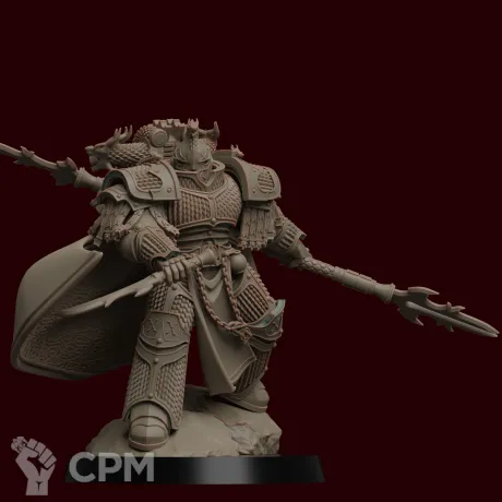 Описание картинки Alpharius от WebWay 3D по цене 500руб | Свободный Рынок Миниатюр - СРМ