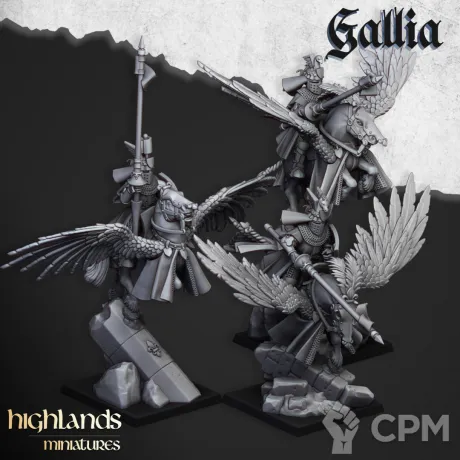 Описание картинки Bretonnia Pegasus Knights от Knight of Light по цене 2 600руб | Свободный Рынок Миниатюр - СРМ
