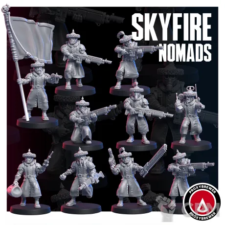 Описание картинки Skyfire Nomads от Manufactorum76 по цене 1 600руб | Свободный Рынок Миниатюр - СРМ