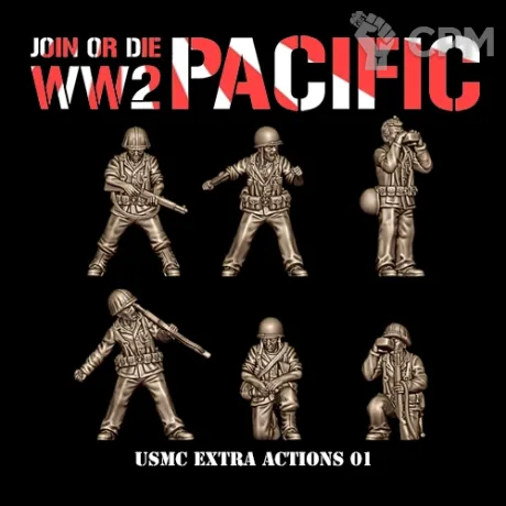 Описание картинки USMC EXTRA ACTIONS_01 от 3DPrintClub по цене 95руб | Свободный Рынок Миниатюр - СРМ