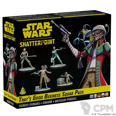 Описание картинки Star Wars: Shatterpoint - That's Good Business Squad Pack от StarkLogistics по цене 5 880руб | Свободный Рынок Миниатюр - СРМ