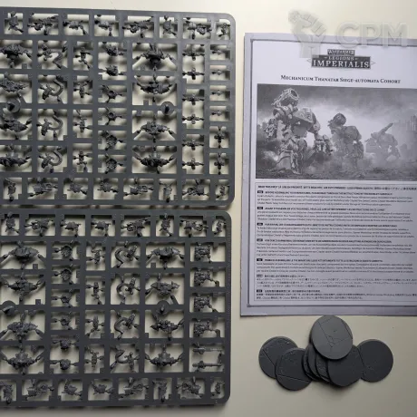 Описание картинки Legions Imperialis: Mechanicum Thanatar Cohort от V2000 по цене 1 700руб | Свободный Рынок Миниатюр - СРМ