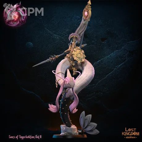 Описание картинки Slaanesh Chaos Champion on Beast 1 от Barduck Miniatures по цене 1 808руб | Свободный Рынок Миниатюр - СРМ