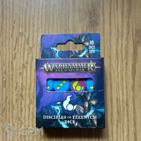 Описание картинки Disciples of Tzeentch Dice от zurdo по цене 3 500руб | Свободный Рынок Миниатюр - СРМ