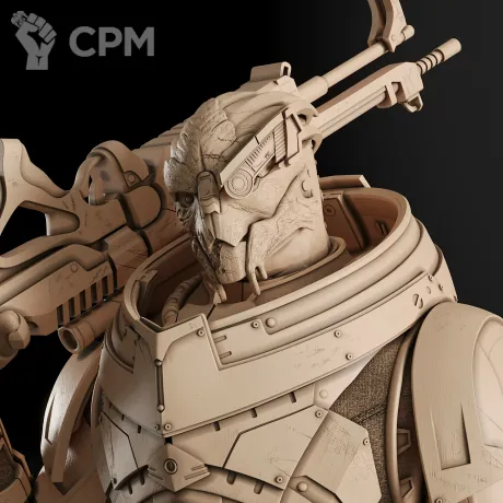 Описание картинки Garrus Фигурка (Mass Effect) от GAS3TXD  по цене 3 900руб | Свободный Рынок Миниатюр - СРМ