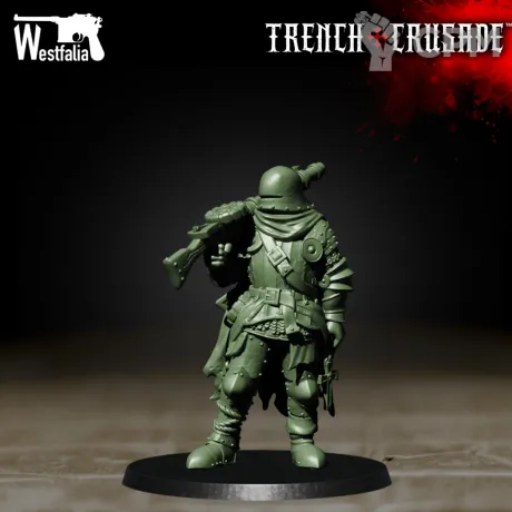 Описание картинки Shocktrooper Red Brigade от Age of Printmar по цене 71руб | Свободный Рынок Миниатюр - СРМ