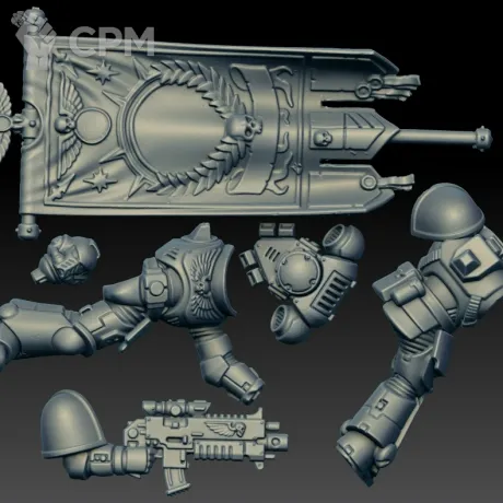 Описание картинки Primaris Ancient (Dark Imperium) (Scan) от AxeL's Forge по цене 250руб | Свободный Рынок Миниатюр - СРМ