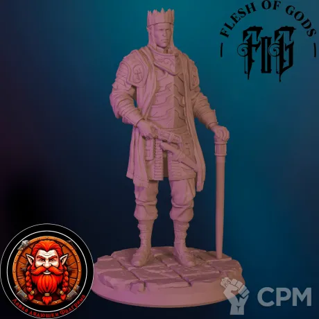 Описание картинки Император Ашар от Falgrim's_shop по цене 420руб | Свободный Рынок Миниатюр - СРМ