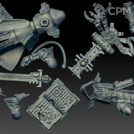 Описание картинки Inquisitor Erasmus (Scan) от AxeL's Forge по цене 200руб | Свободный Рынок Миниатюр - СРМ