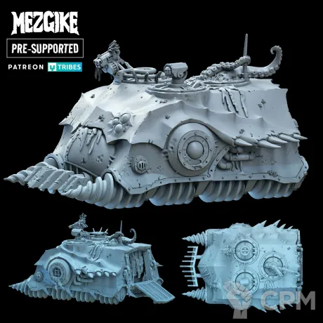 Описание картинки Sea grub carrier tank от Age of Printmar по цене 2 137руб | Свободный Рынок Миниатюр - СРМ