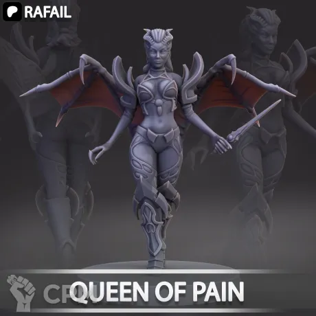 Описание картинки Queen of Pain от Naggaroth Night по цене 500руб | Свободный Рынок Миниатюр - СРМ