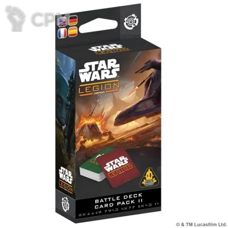 Описание картинки Star Wars: Legion - Battle Deck Card Pack II от StarkLogistics по цене 2 730руб | Свободный Рынок Миниатюр - СРМ