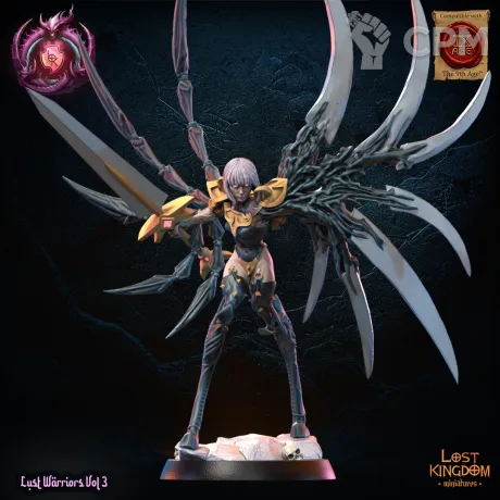 Описание картинки Hedonites of Slaanesh/Slaanesh Chaos Clair 1 от Barduck Miniatures по цене 519руб | Свободный Рынок Миниатюр - СРМ