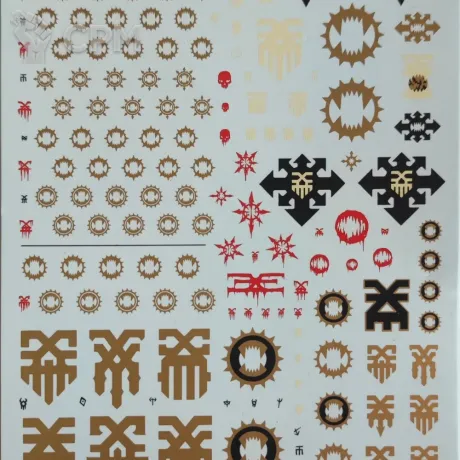 Описание картинки World Eaters Decals от Black Legion Hall по цене 330руб | Свободный Рынок Миниатюр - СРМ