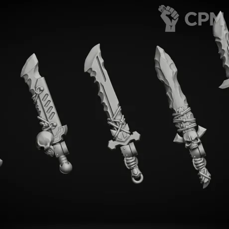 Описание картинки оружие тип Obsidian (левая рука) от LDBits по цене 569руб | Свободный Рынок Миниатюр - СРМ