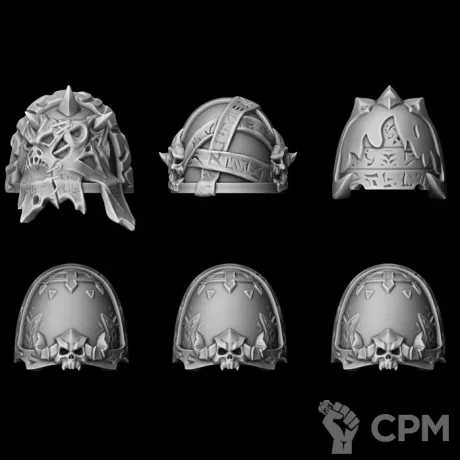Описание картинки наплечники Fides от Bazilevs по цене 497руб | Свободный Рынок Миниатюр - СРМ