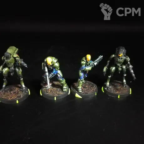 Описание картинки Raptor Boarding Squad от Darnaks по цене 3 200руб | Свободный Рынок Миниатюр - СРМ