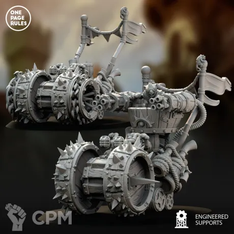 Описание картинки Ratmen - Great Death Roller OPR/Doomwheel от Laboratory of Chaos по цене 700руб | Свободный Рынок Миниатюр - СРМ