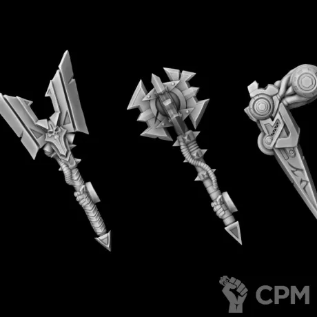 Описание картинки оружие Heretic (правая рука) от Bazilevs по цене 497руб | Свободный Рынок Миниатюр - СРМ