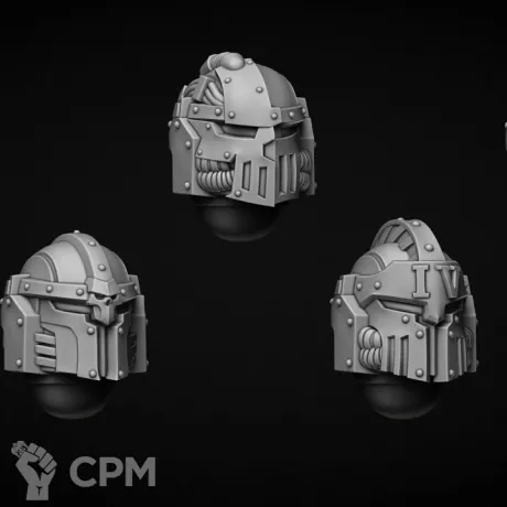 Описание картинки шлем тип "Mendax" Siege Guard от Bazilevs по цене 398руб | Свободный Рынок Миниатюр - СРМ