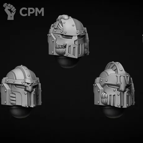 Описание картинки шлем тип "Mendax" Siege Guard от LDBits по цене 455руб | Свободный Рынок Миниатюр - СРМ