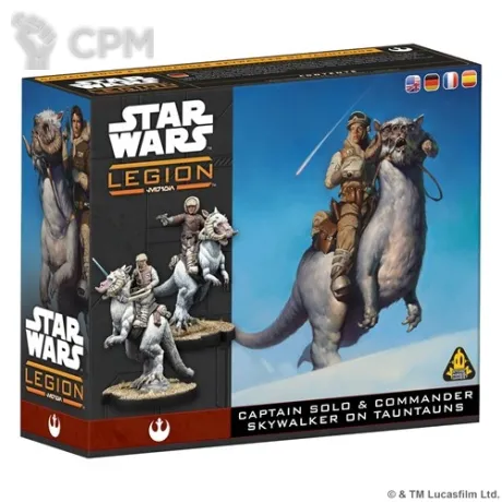 Описание картинки Star Wars: Legion - Han Solo &amp; Luke Skywalker on Tauntaun от StarkLogistics по цене 6 300руб | Свободный Рынок Миниатюр - СРМ