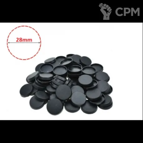 Описание картинки 28 MM ROUND PLASTIC BASE (1шт) от NEW-MINIATURES по цене 20руб | Свободный Рынок Миниатюр - СРМ