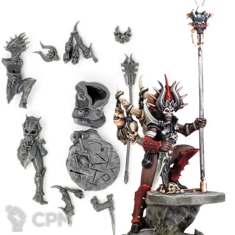 Описание картинки Realmgore Ritualist от LooneShroomFoundry по цене 400руб | Свободный Рынок Миниатюр - СРМ